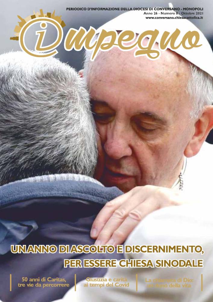 copertina della rivista diocesana impegno di ottobre 2021