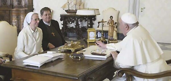 una foto di papa francesco
