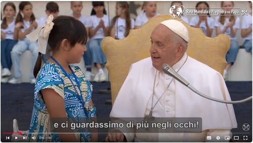 video del papa